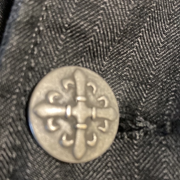 Buffalo suit jacket with attachable hoodie, jacket, that snaps on and off - Picture 3 of 5